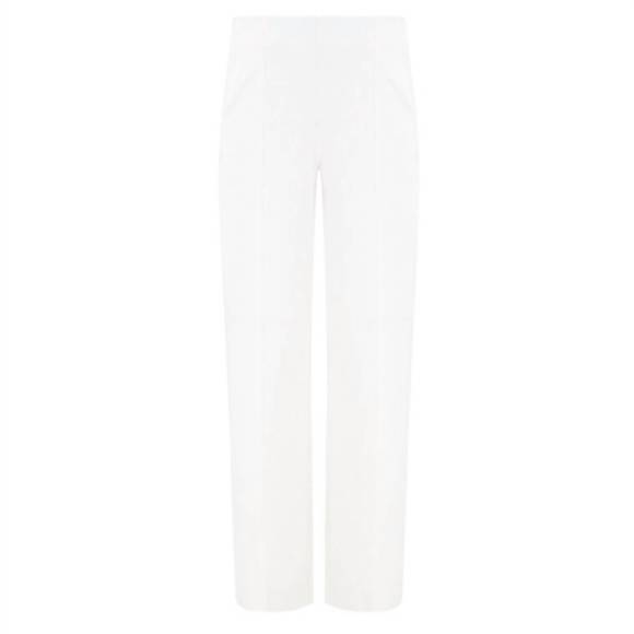 NEW ECRU atherton clean full leg trouser in white - Picture 4 of 5